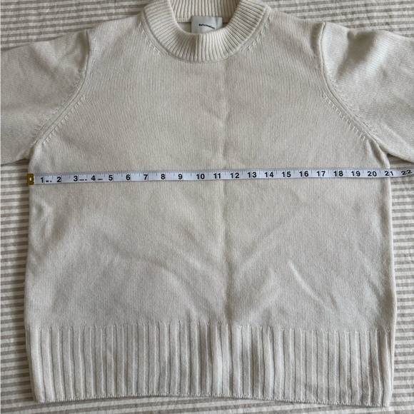 Reformation Cream Wool Sweater, XS - Picture 3 of 5